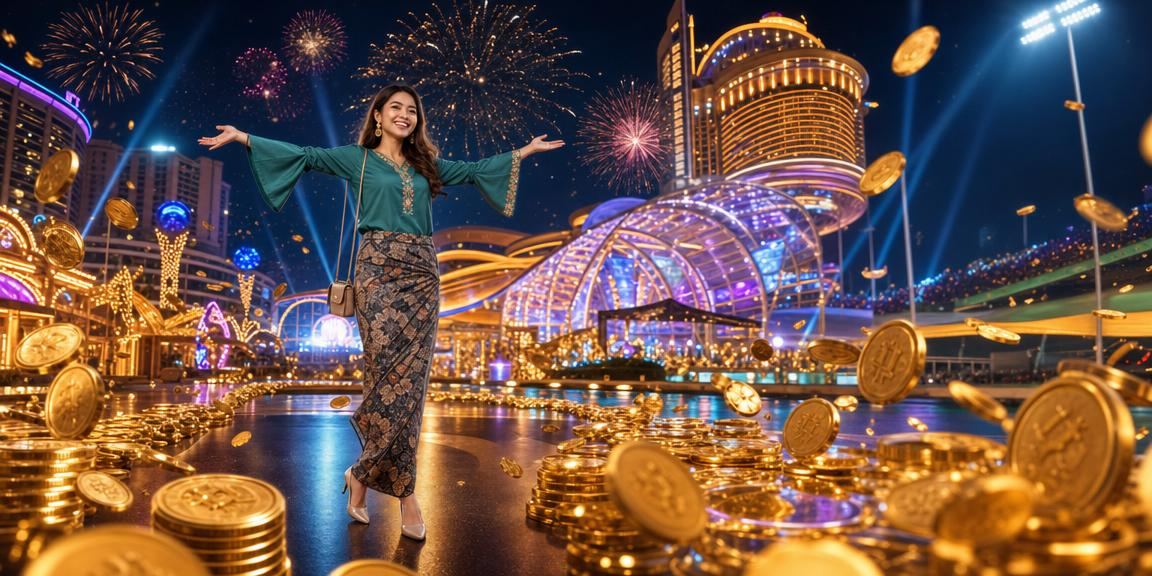 Suasana permainan kasino Genting Highlands sempena Hari Raya dengan blackjack di 80100